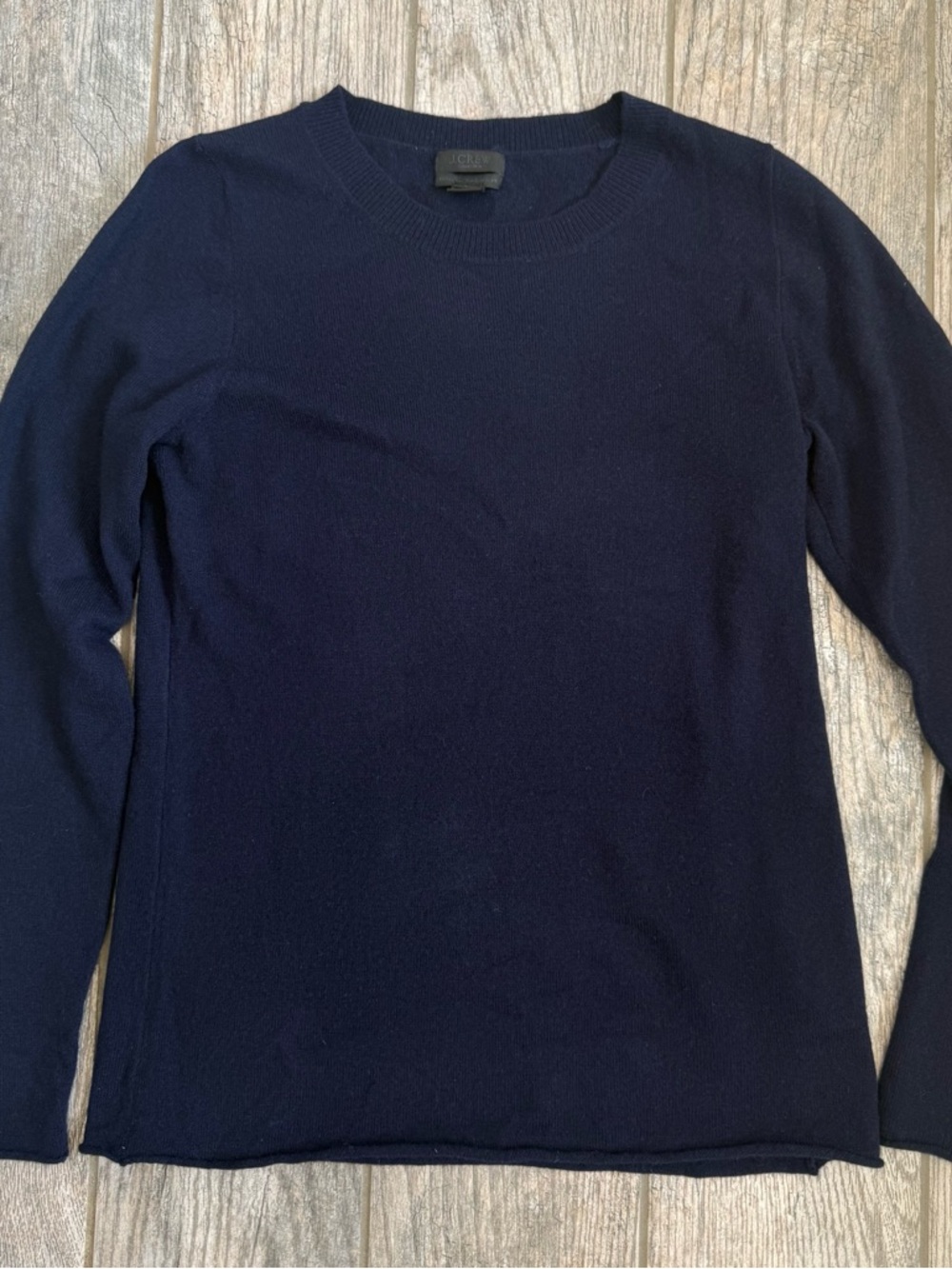 J. Crew Italian cashmere navy sweater szS - Picture 12 of 13
